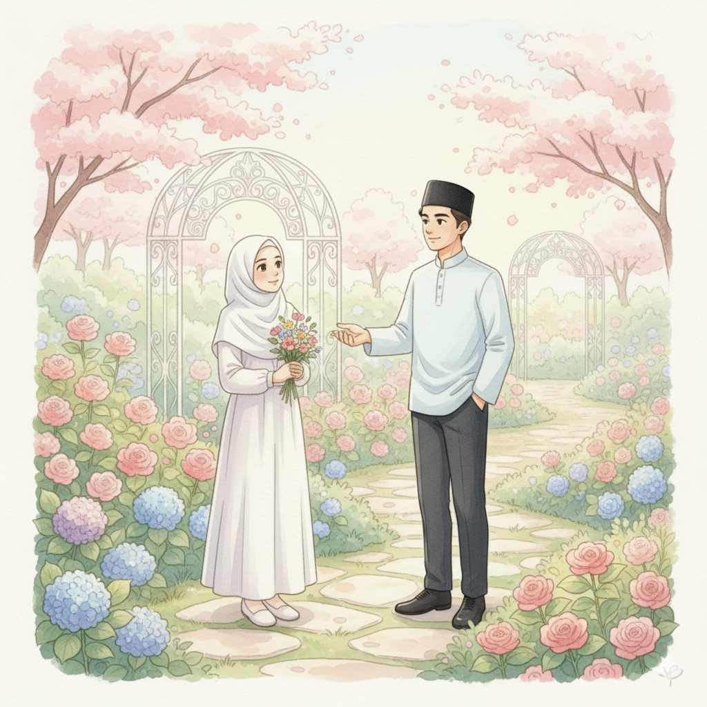 Lalu dipertemukan Allah ...