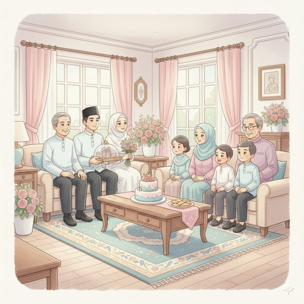 untuk menyatukan dua keluarga besar